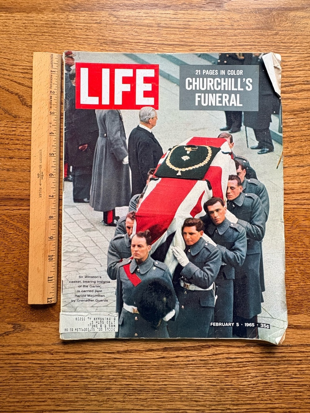 VTG Life Magazine - Churchill's Funeral -February 5, 1965- 102 pages-collectible - Picture 9 of 9